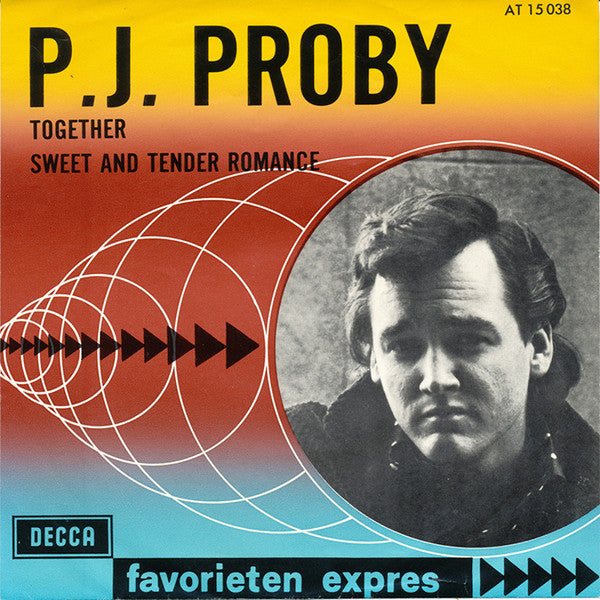 P.J. Proby : Together / Sweet And Tender Romance (7", Single)