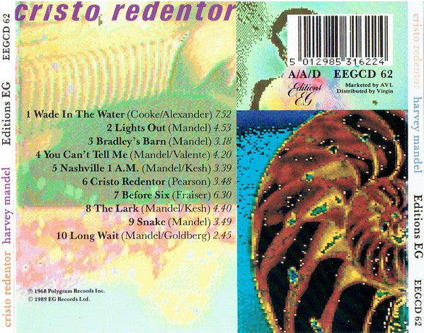 Harvey Mandel : Cristo Redentor (CD, Album, RE)