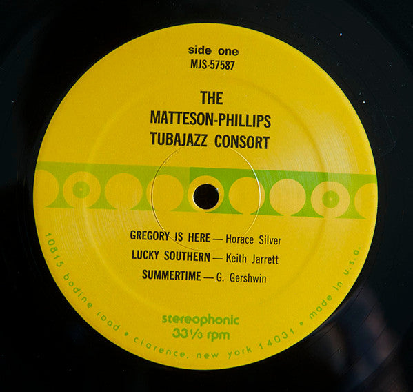 The Matteson - Phillips Tubajazz Consort : The Matteson-Phillips Tubajazz Consort (LP, Album, Yel)