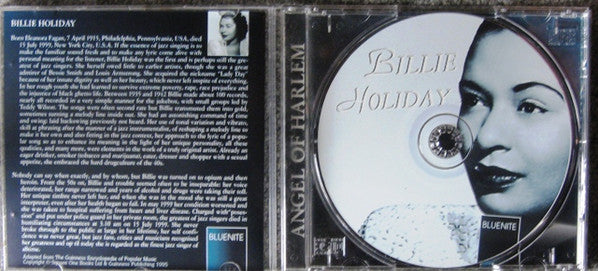 Billie Holiday : Angel Of Harlem (CD, Comp, Pic)