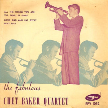 Chet Baker Quartet : The Fabulous Chet Baker Quartet (7", EP)