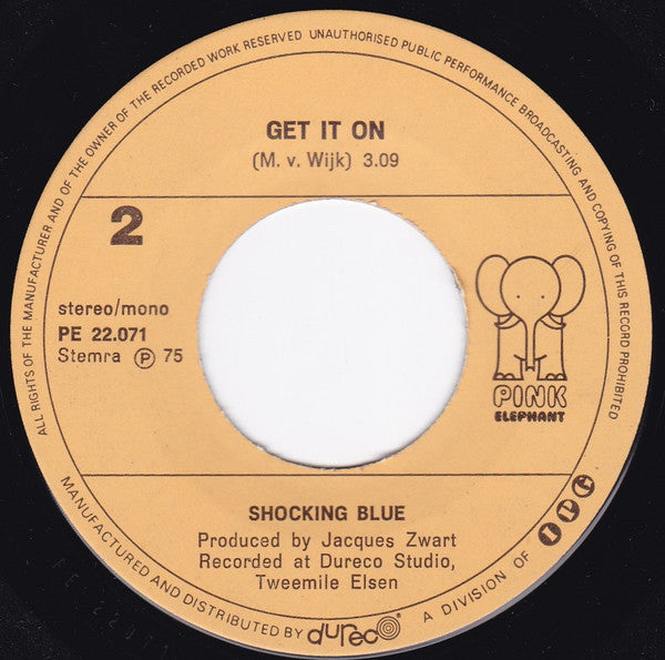 Shocking Blue : Gonna Sing My Song  (7", Single)