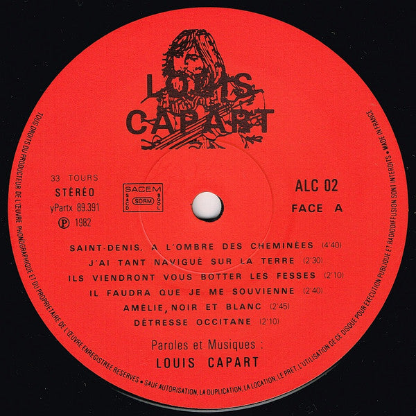 Louis Capart : Louis Capart (LP, Album, Gat)
