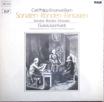 Carl Philipp Emanuel Bach - Gustav Leonhardt : C. Ph. E. Bach: Sonaten - Ronden - Fantasien (2xLP, Album)