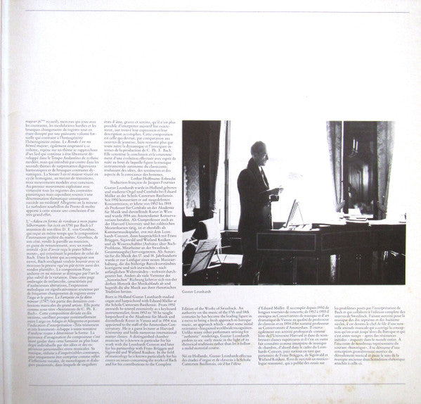 Carl Philipp Emanuel Bach - Gustav Leonhardt : C. Ph. E. Bach: Sonaten - Ronden - Fantasien (2xLP, Album)