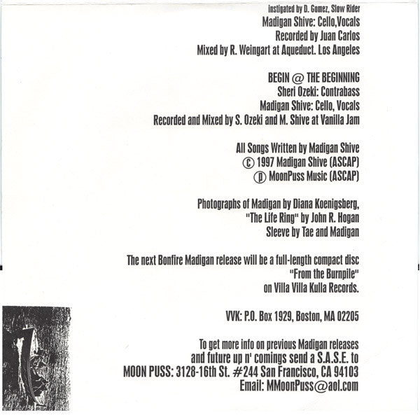 Bonfire Madigan : Backseat Buoy (7")