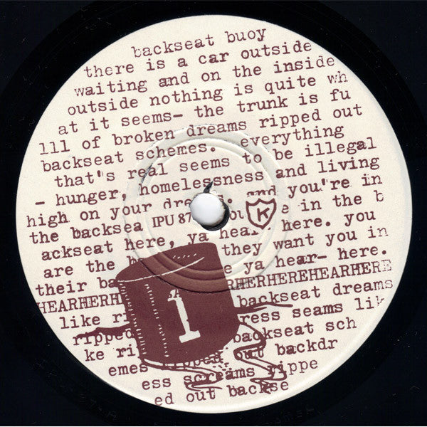 Bonfire Madigan : Backseat Buoy (7")