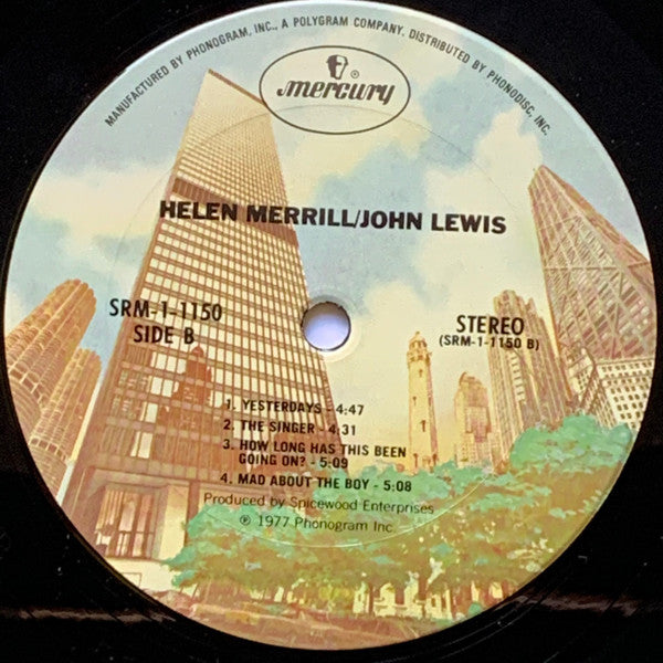 John Lewis (2), Helen Merrill : John Lewis / Helen Merrill (LP, Album, Pit)