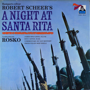 Rosko, Ron Carter, James Spaulding : Robert Scheer's A Night At Santa Rita (LP, Gat)