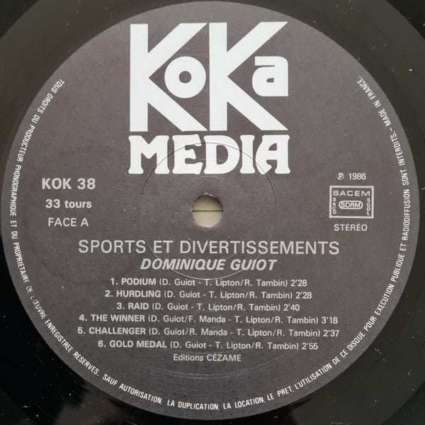 Dominique Guiot / Fred Manda : Sports Et Divertissements (LP)