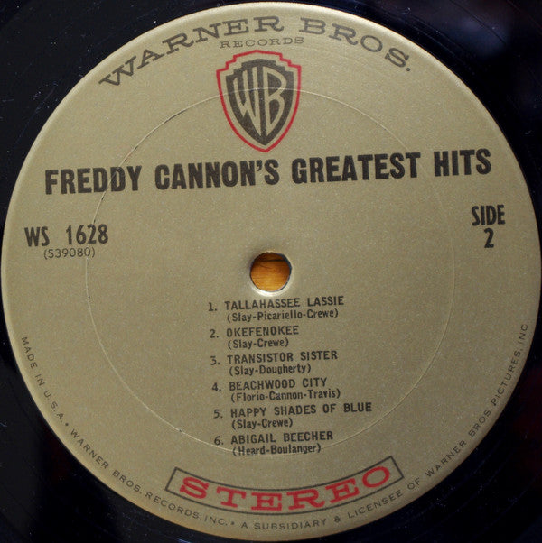 Freddy Cannon : Freddy Cannon's Greatest Hits (LP, Comp)