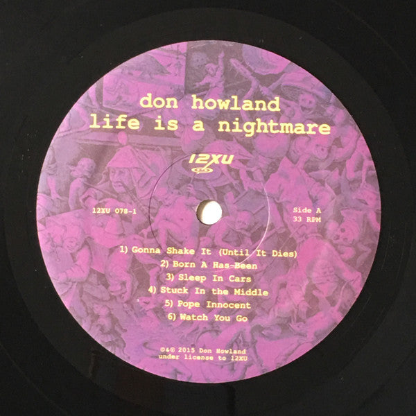 Don Howland : Life Is A Nightmare (LP, Album)