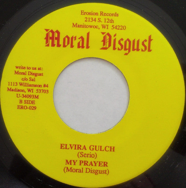 Moral Disgust : Vietnam / Elvira Gulch / My Prayer (7", EP)