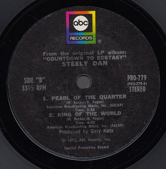 Steely Dan : Countdown To Ecstasy (7", EP, Jukebox, Styrene)