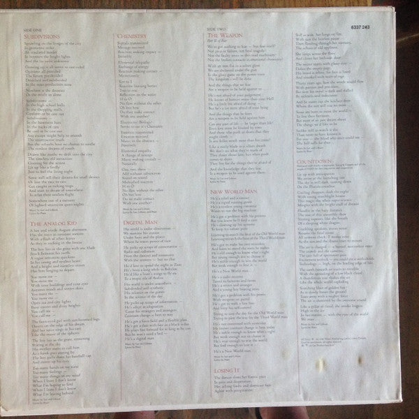 Rush : Signals (LP, Album)