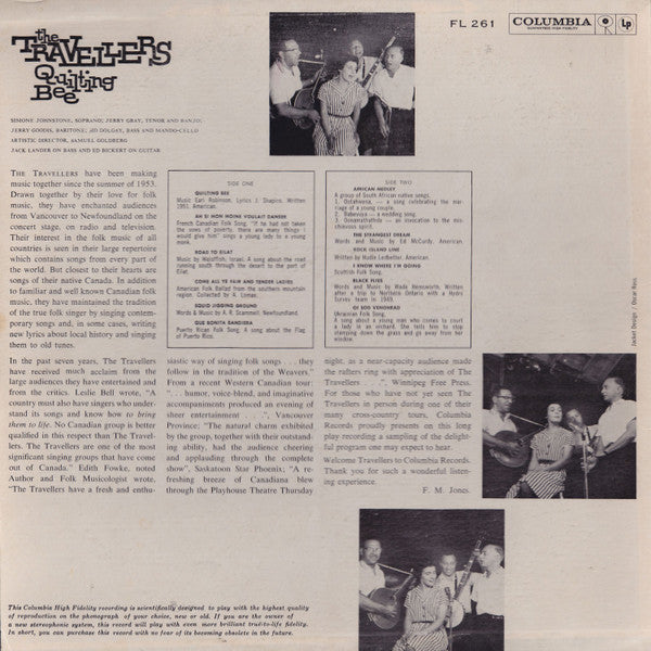The Travellers (4) : Quilting Bee (LP, Album, Mono)
