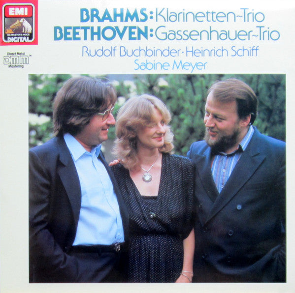Johannes Brahms : Ludwig van Beethoven : Rudolf Buchbinder, Heinrich Schiff, Sabine Meyer : Klarinetten-Trio • Gassenhauer-Trio (LP)