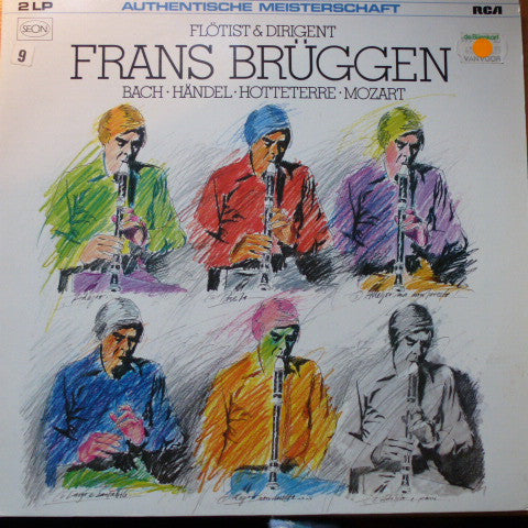 Frans Brüggen - Johann Sebastian Bach • Georg Friedrich Händel • Jacques Martin Hotteterre • Wolfgang Amadeus Mozart : Flötist & Dirigent Frans Brüggen (2xLP, Comp)