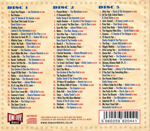 Various : Snap Your Fingers - The Barry Records Story 1960-1962 (3xCD, Comp)