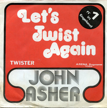 John Asher / The Ashers : Let's Twist Again (7", Single)