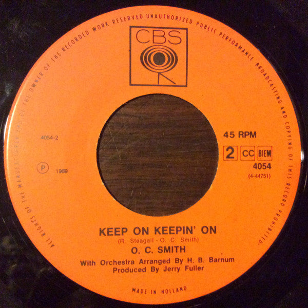 OC Smith : Honey (I Miss You) (7")
