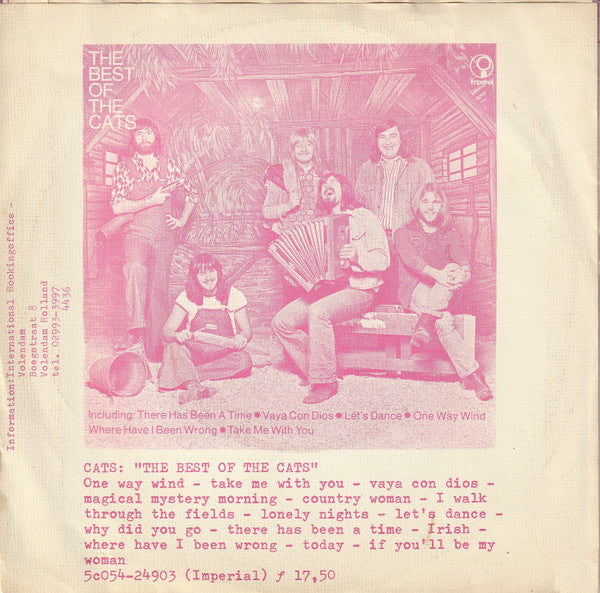 The Cats : Hard To Be Friends / Country Woman (7", Single)
