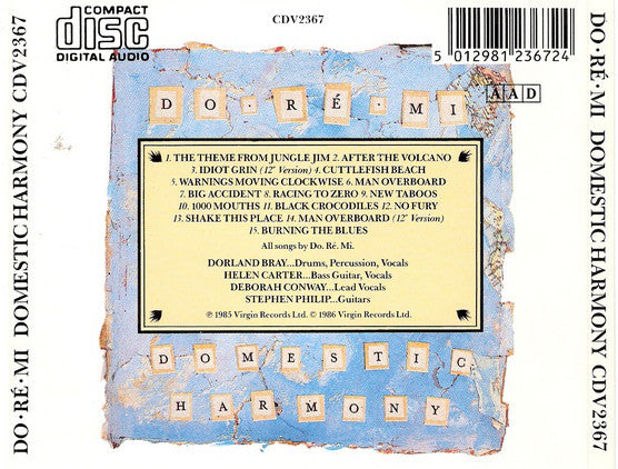 Do-Ré-Mi : Domestic Harmony (CD, Album)