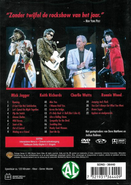 The Rolling Stones : Bridges To Babylon Tour '97 - 98 (DVD-V, Multichannel)