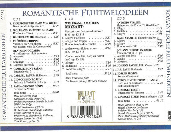 Various : Romantische Fluitmelodieën (3xCD, Comp)