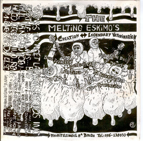 Freaking Farmer Boys / The Melting Eskimo's : Thank God I'm A Freaking Farmer Boy / Creation (7")