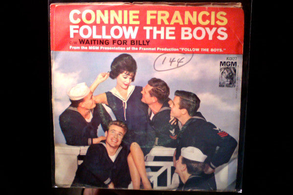 Connie Francis : Follow The Boys / Waiting For Billy (7", Single, Pic)
