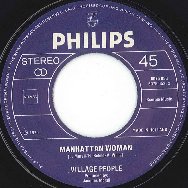 Village People : In The Navy (7", Single)