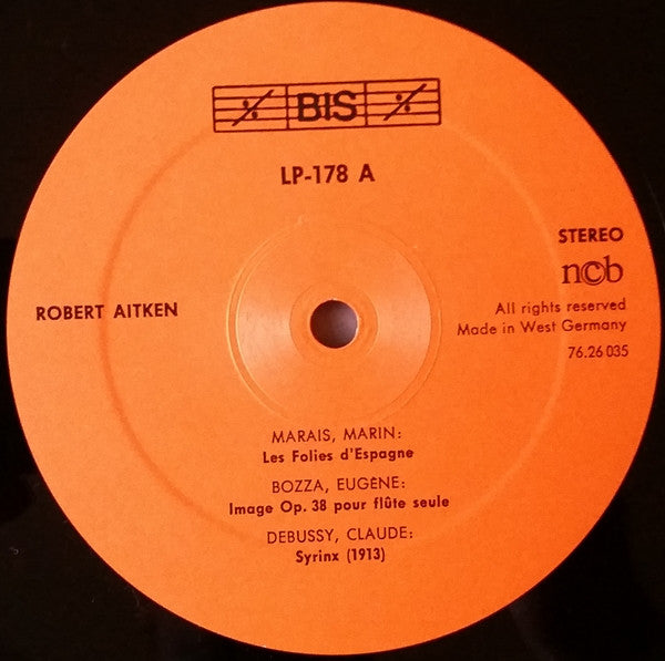 Robert Aitken (2) : French Flute Music Volume 2 (LP)