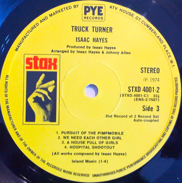 Isaac Hayes : Truck Turner (2xLP, Album)