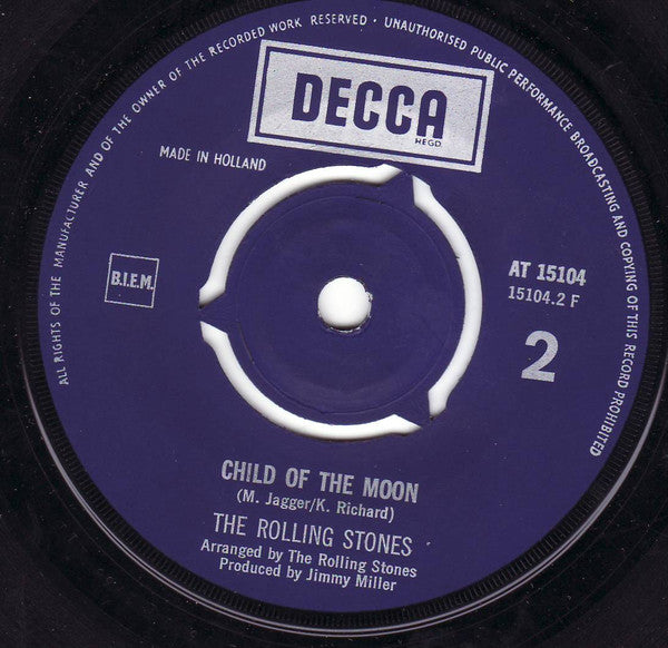 The Rolling Stones : Jumpin' Jack Flash / Child Of The Moon (7", Single)