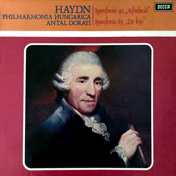 Joseph Haydn, Philharmonia Hungarica, Antal Dorati : Symfonie 45 "Afscheid" , Symfonie 83 "De Kip" (LP, Album)