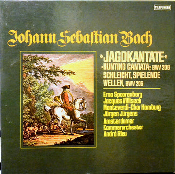 Johann Sebastian Bach - Erna Spoorenberg, Jacques Villisech, The Monteverdi Choir, Jürgen Jürgens, Amsterdams Kamerorkest, André Rieu (2) : Jagdkantate = Hunting Cantata; BWV 208 / Schleicht, Spielende Wellen, BWV 206 (2xLP + Box, Comp)