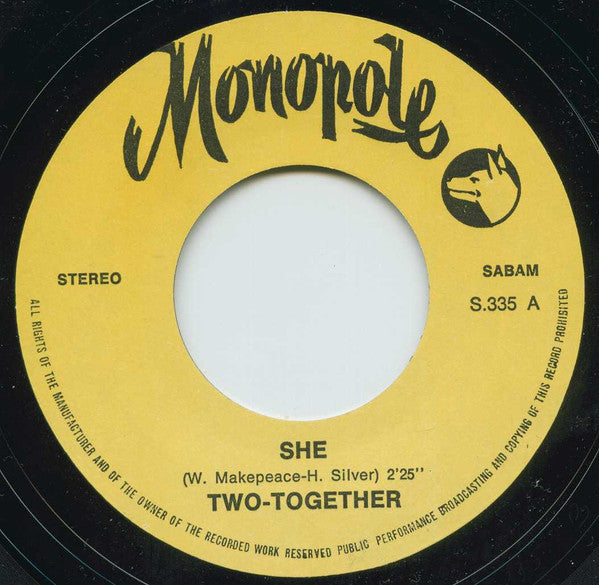 Two-Together : She (7", Single)