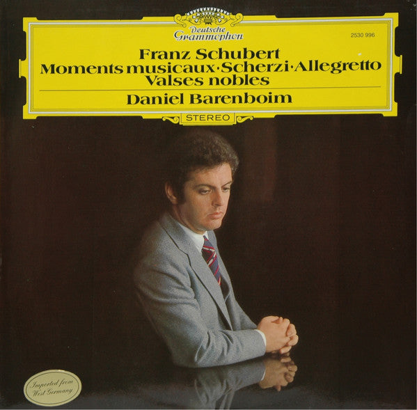 Franz Schubert, Daniel Barenboim : Moments Musicaux / Scherzi / Allegretto / Valses Nobles (LP)