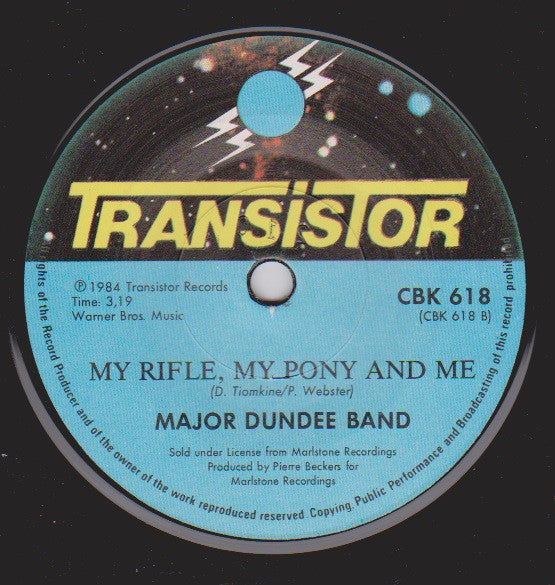 The Major Dundee Band : She Loves Me Easy/ My Rifle, My Pony And Me (7")