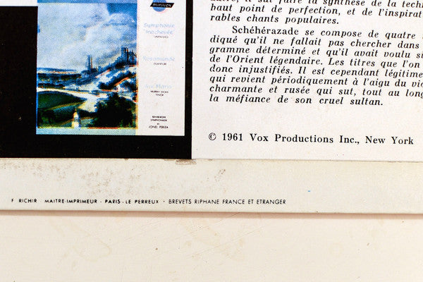 Nikolai Rimsky-Korsakov - Bamberger Symphoniker, Jonel Perlea : Sheherazade (10")