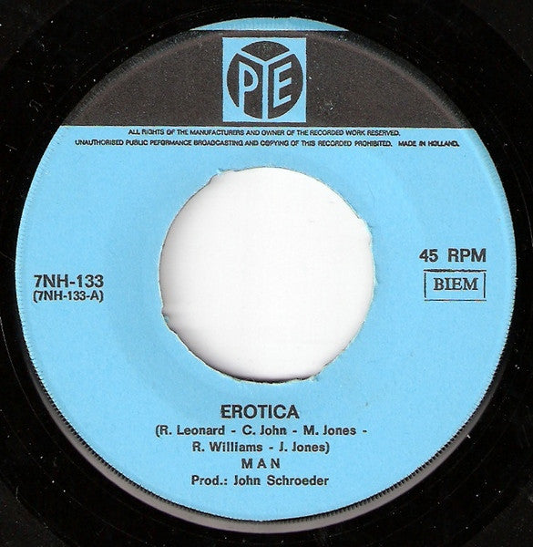 Man : Erotica (7", Single)