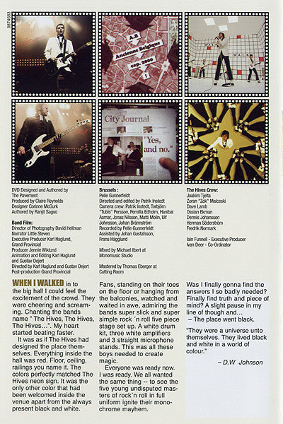 The Hives : Tussles In Brussels (DVD-V, Multichannel)