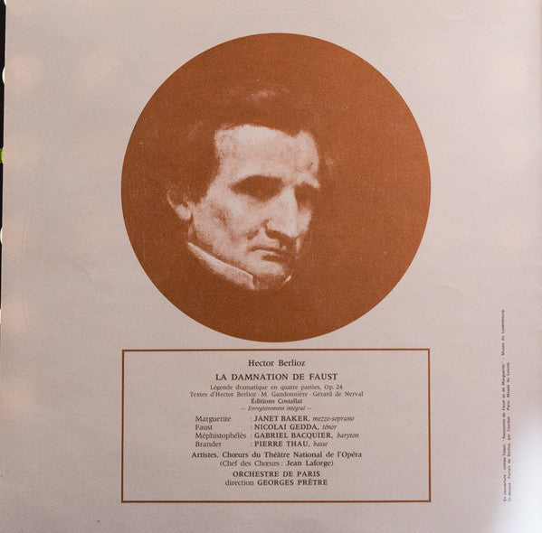 Berlioz* / Janet Baker, Nicolai Gedda, Gabriel Bacquier, Chœur National De L'Opéra*, Orchestre De Paris Direction : Georges Prêtre : La Damnation De Faust (2xLP, Album + Box)