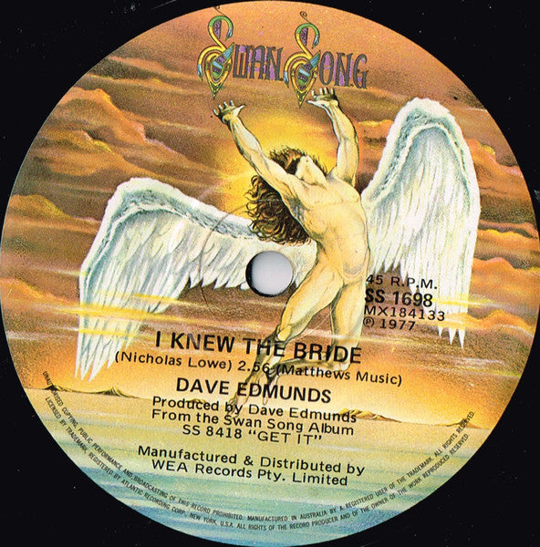 Dave Edmunds : I Knew The Bride (7", Single)