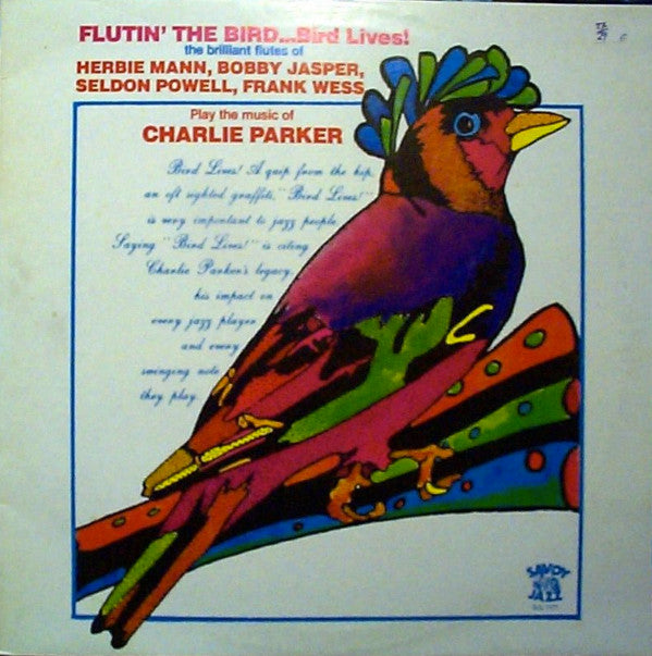 Herbie Mann, Bobby Jaspar, Seldon Powell, Frank Wess : Flutin' The Bird ... Bird Lives! (LP)