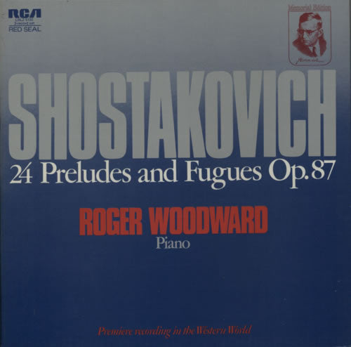 Dmitri Shostakovich - Roger Woodward : 24 Preludes & Fugues Op.87 (2xLP, Album + Box)