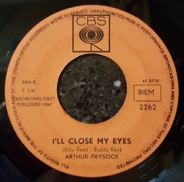 Arthur Prysock : I'll Close My Eyes / He (7")