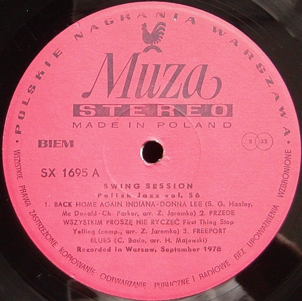 Swing Session : Swing Session (LP, Album, Red)