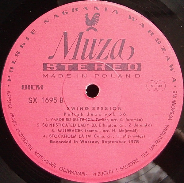 Swing Session : Swing Session (LP, Album, Red)